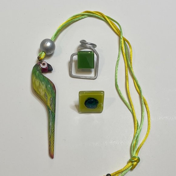 Unique Handcrafted Necklace and Rings Bundle - Picture 2 of 10